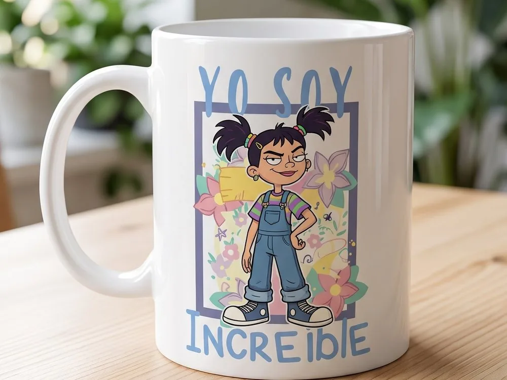 Taza blanca con el diseño «Yo soy increíble»